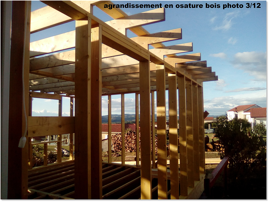 Agrandissement en bois Agrandissement en bois