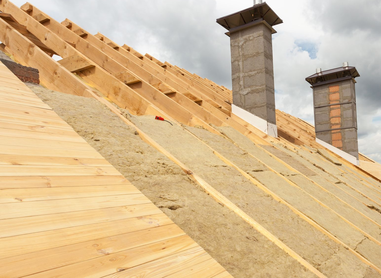 Isolation extérieure d'une toiture