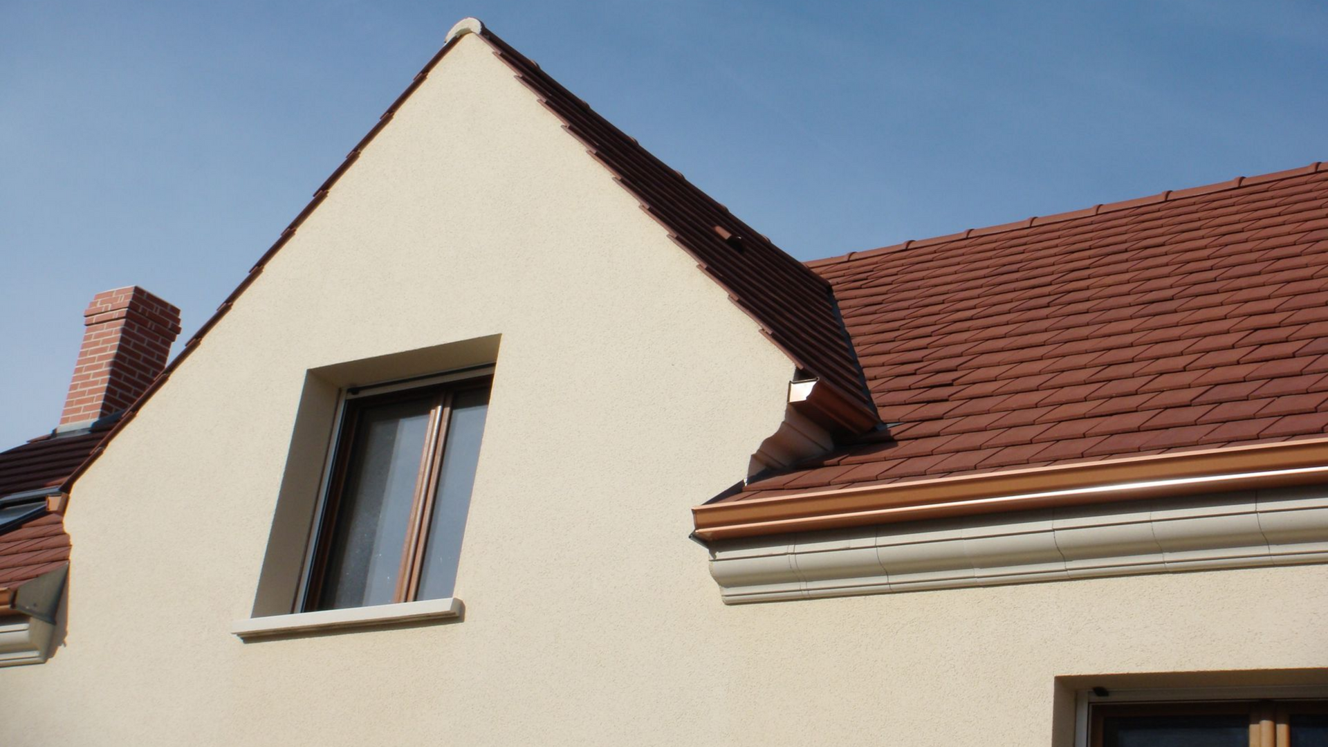 Façade d'une maison rénovée