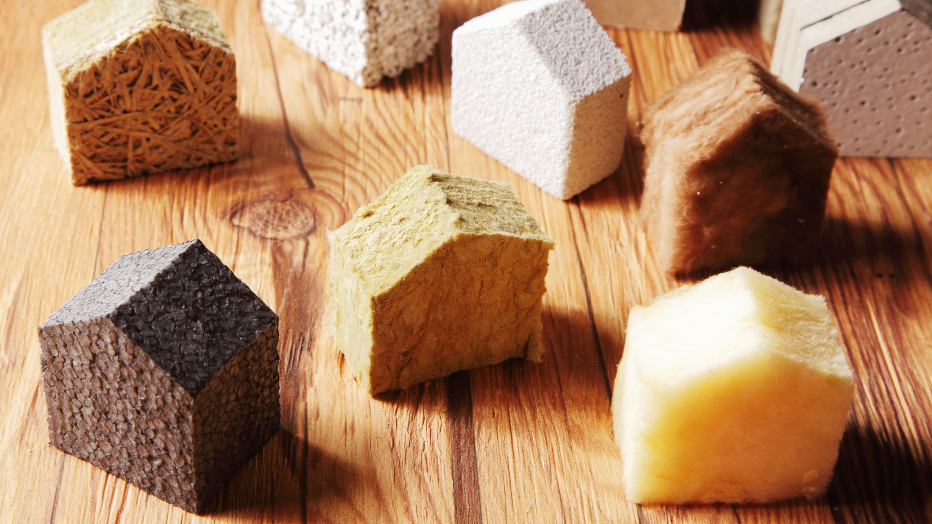 Échantillons de matériaux isolants