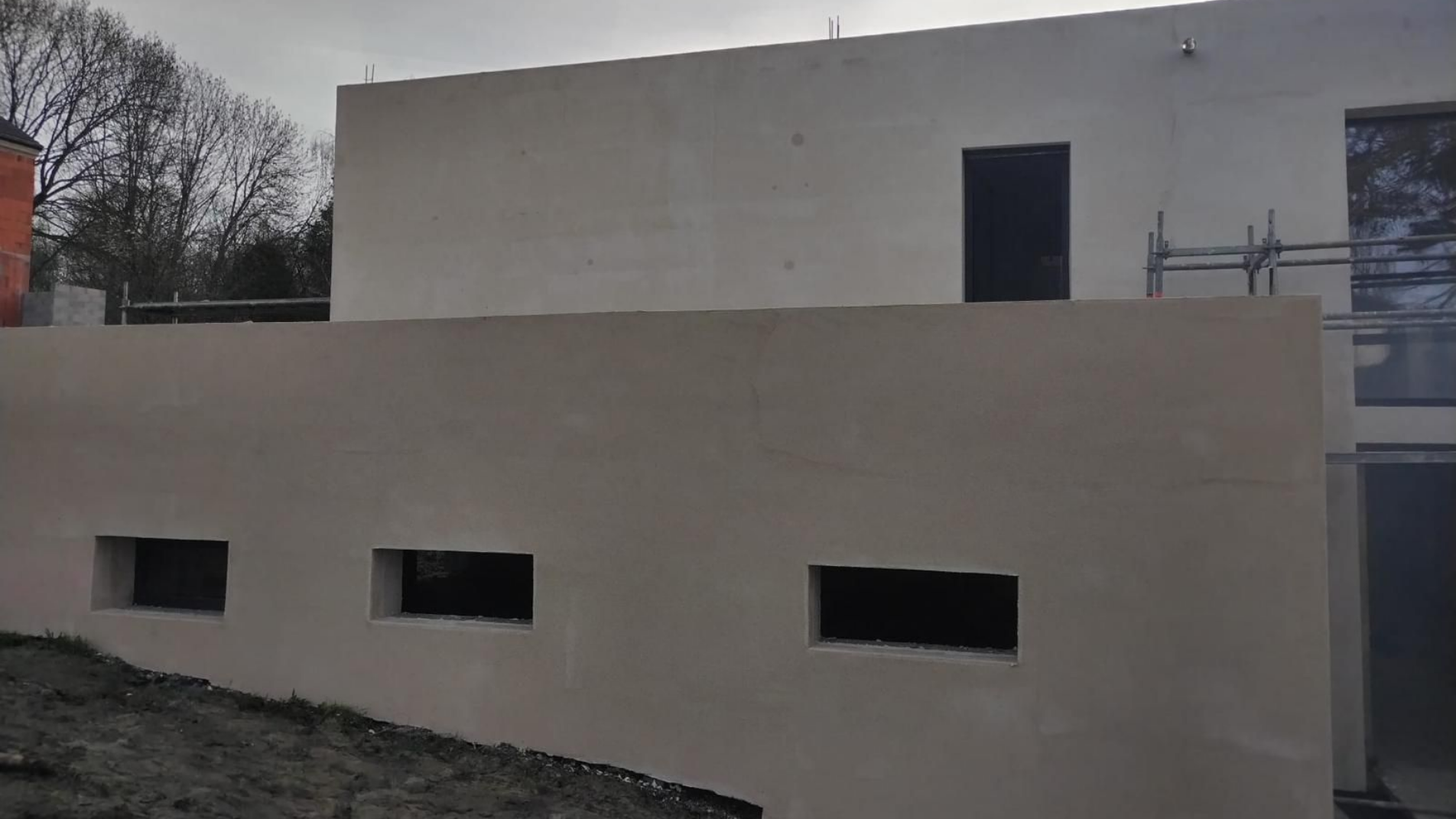 Construction de murs extérieurs