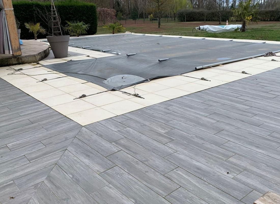 Aménagement extérieur, création d'une terrasse extérieure