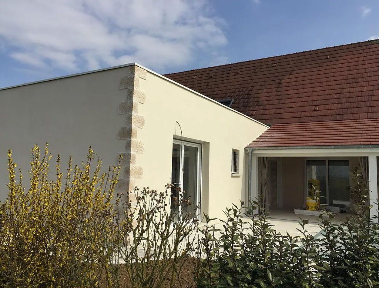 Rénovation extérieure et extention de maison