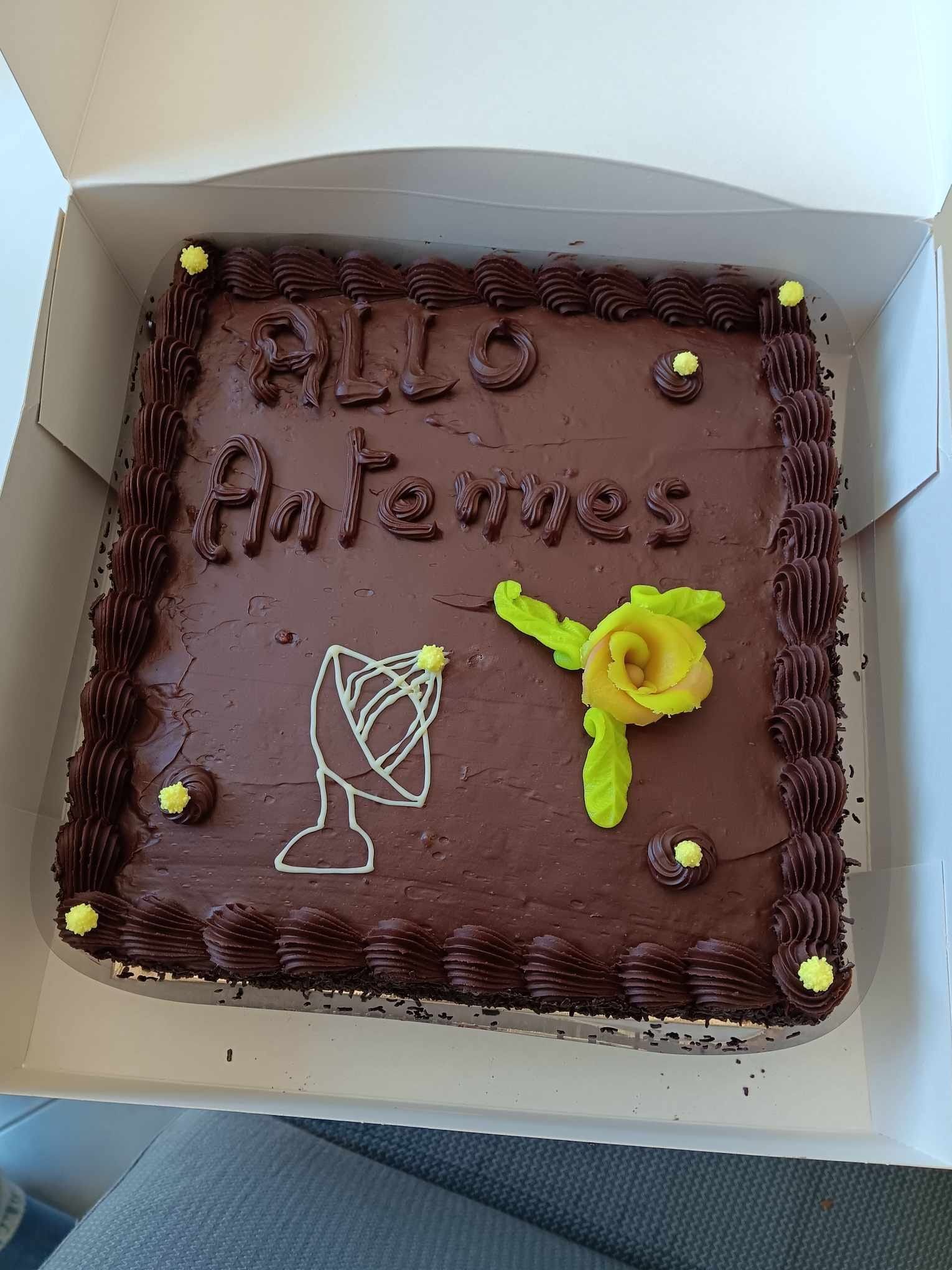 Gateau d'anniversaire d'Allo Antennes