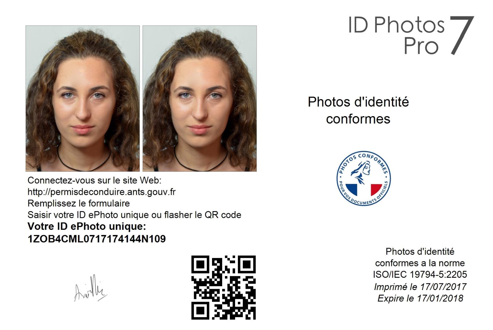 Photos d'identité