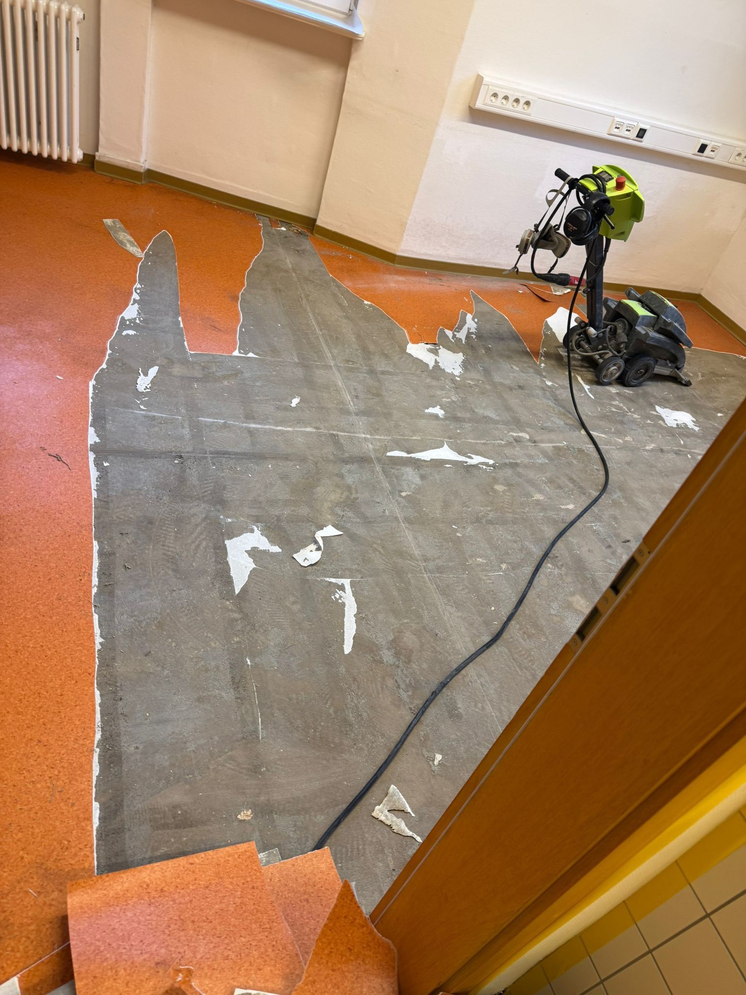 Vorbereitung Untergrund