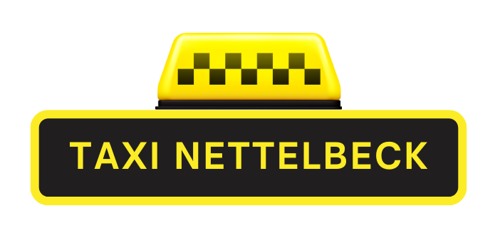 Ein Taxischild mit der Aufschrift „Taxi Nettelberg“