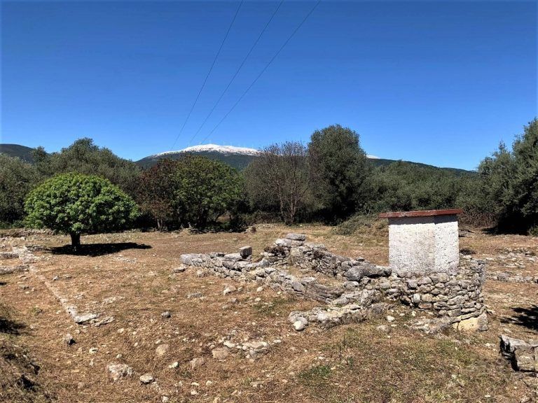 Η παλαιοχριστιανική βασιλική στη θέση 