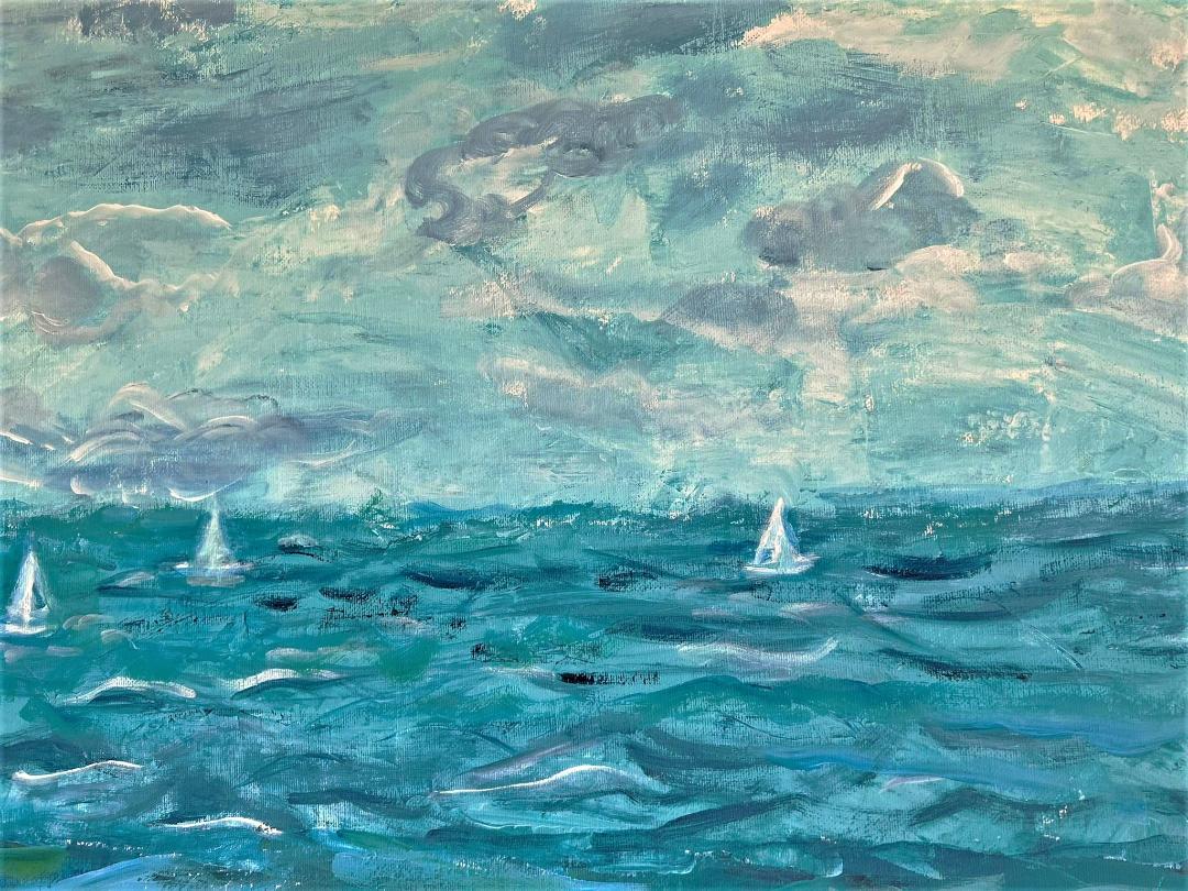 Έκθεση Ζωγραφικής Νίκης Ρασσιά-Κυριακάτου «Κυματισμοί»