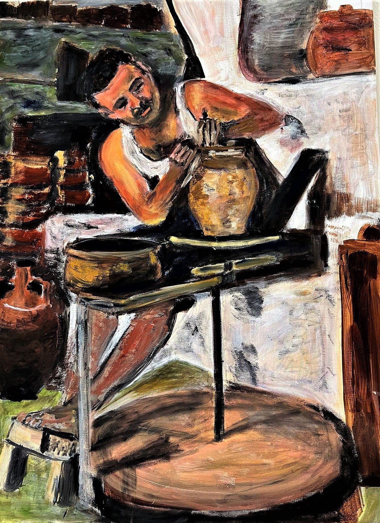 Η Ολγα Μέλλιου παρουσιάζει εργα της στο Διαπολιτισμικό Κέντρο Ιονίου στον Καραβόμυλο