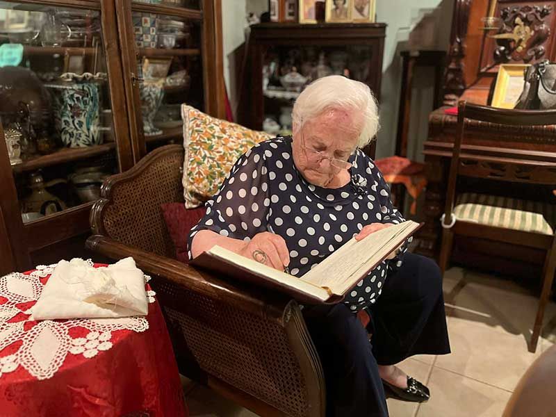 Νταντέλα με κλωνά από το φυτό αθάνατο (Agave Americana)