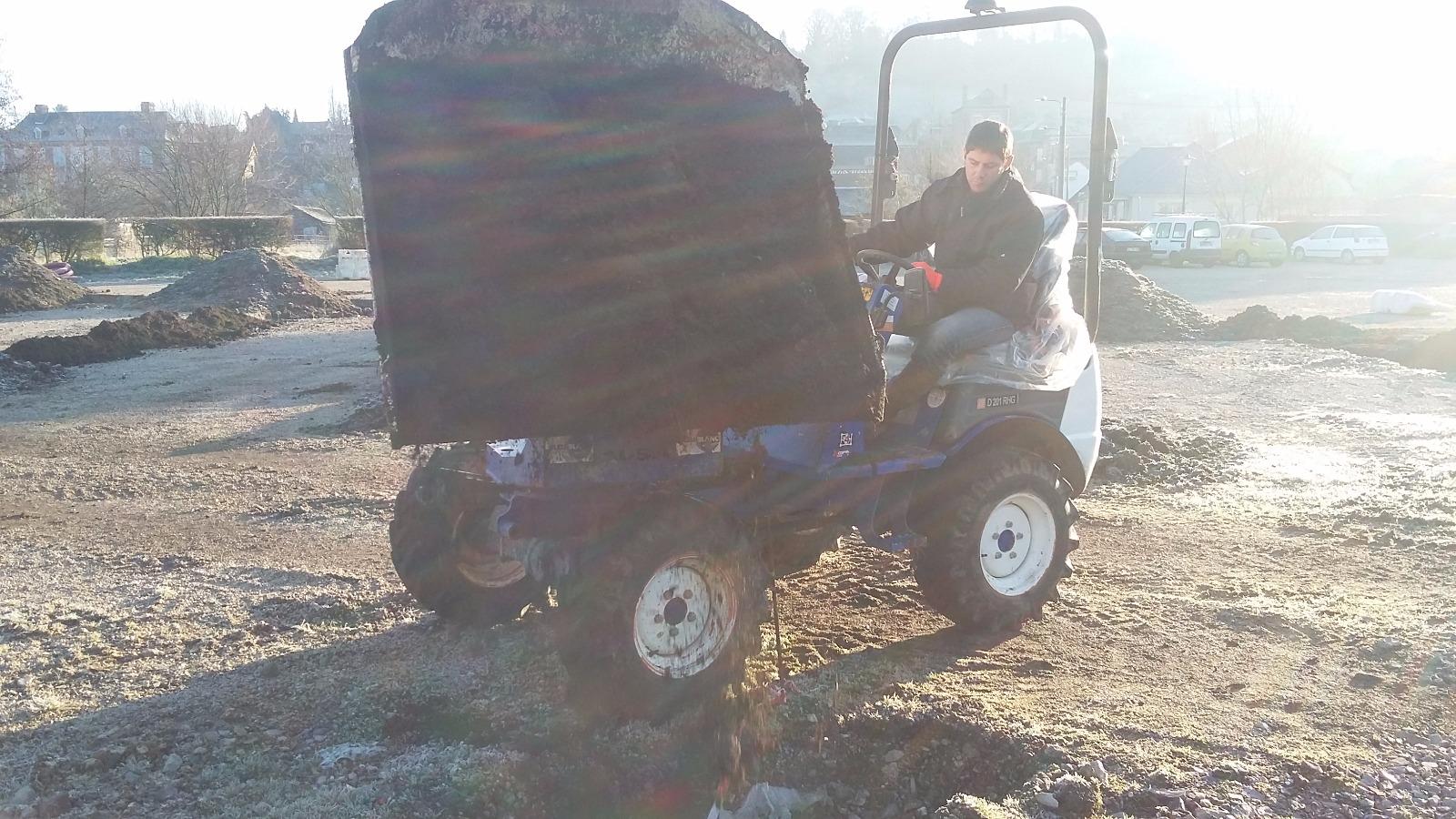 Terrassement transport de terre