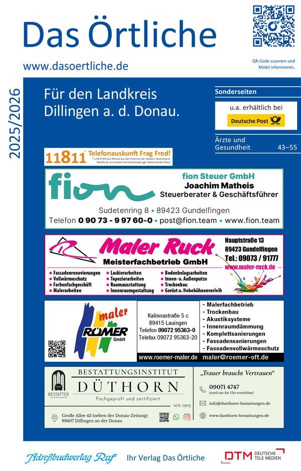 Das Örtliche Dillingen