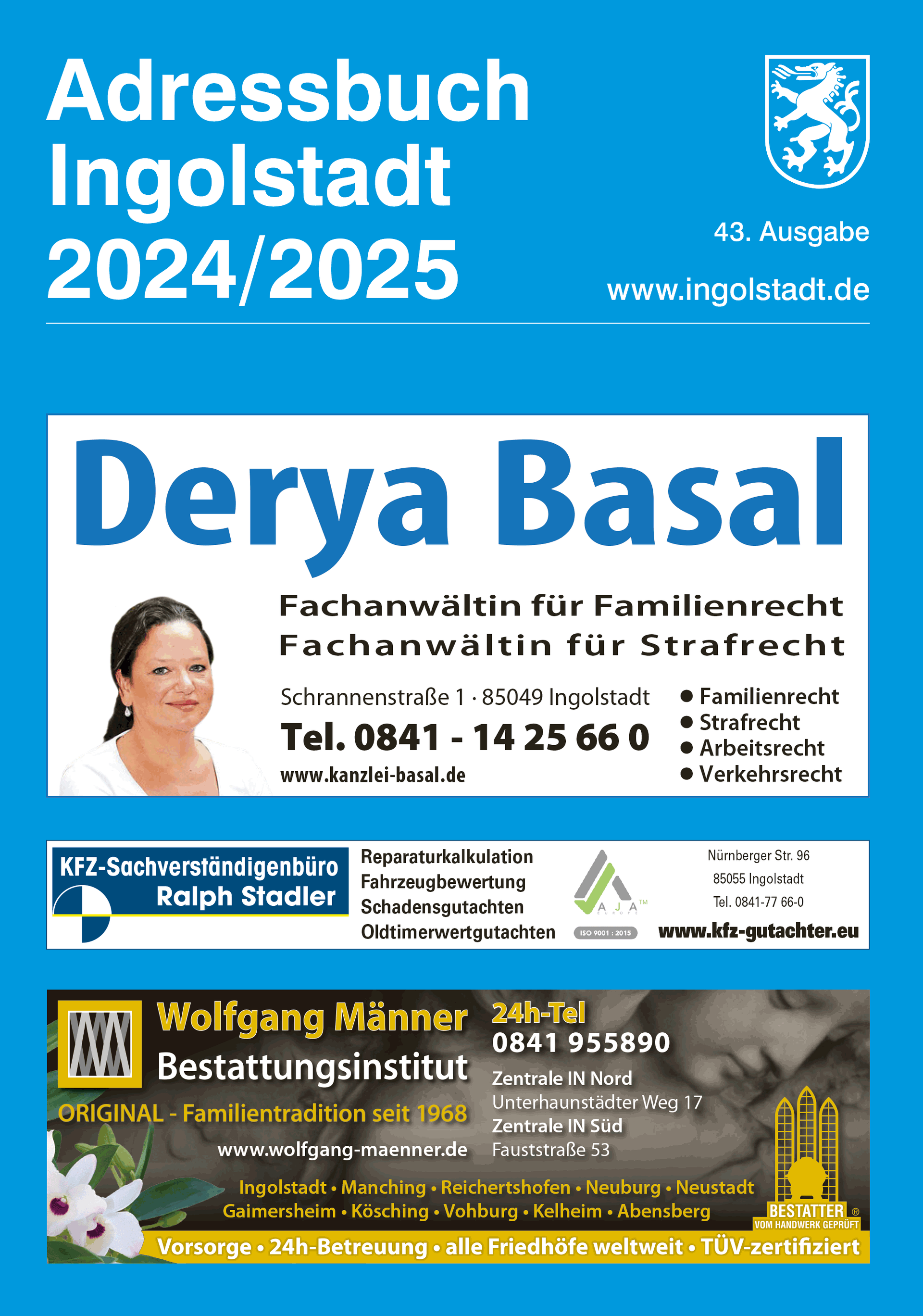 Adressbuch 2024/2025 Ingolstadt