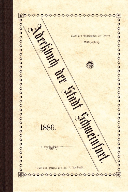 Adressbuch-Reprint Schweinfurt