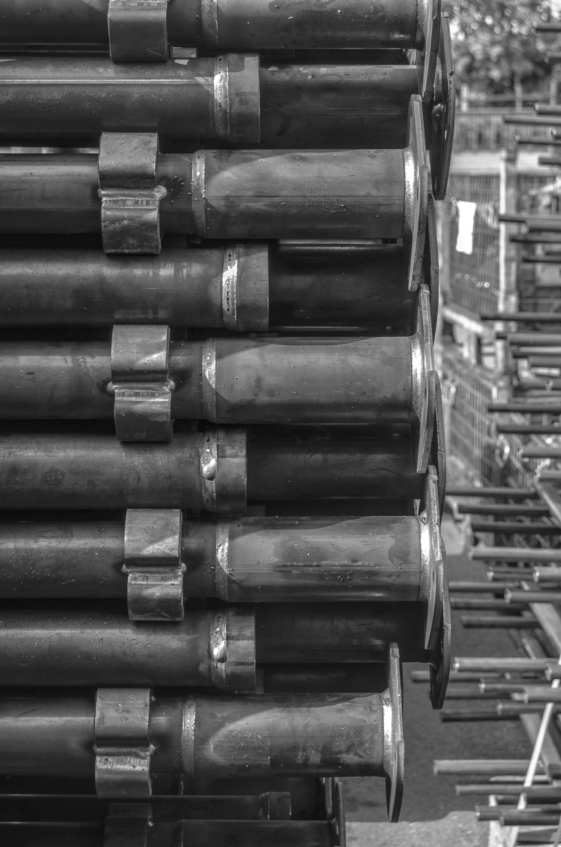 Pièces rondes empilées