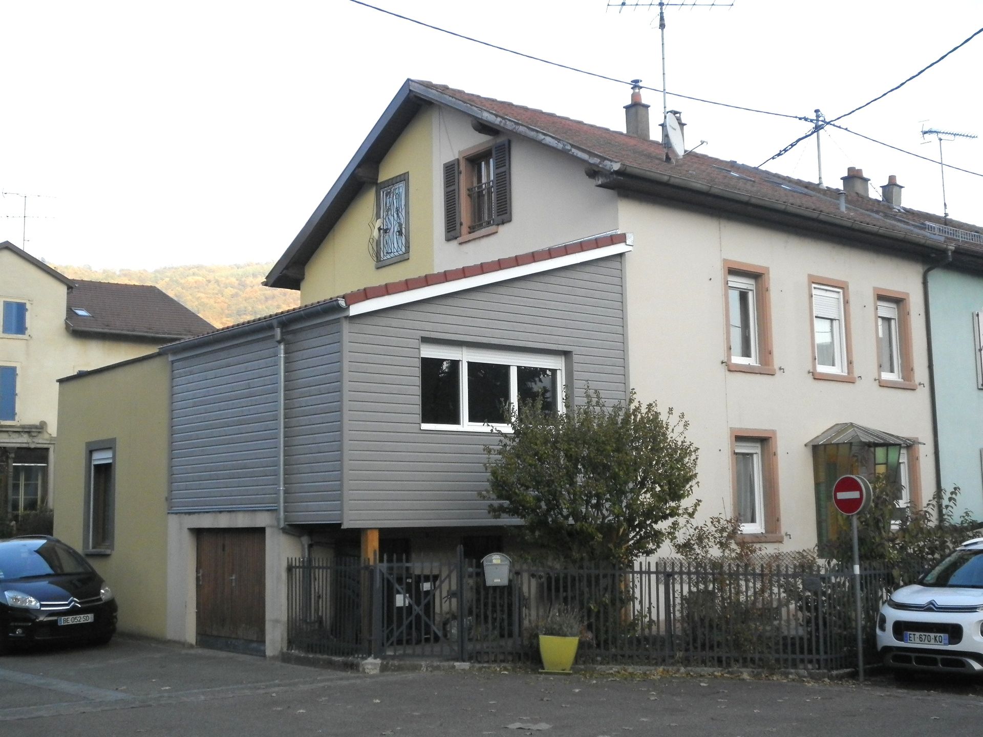 Extension en bois de maison existante