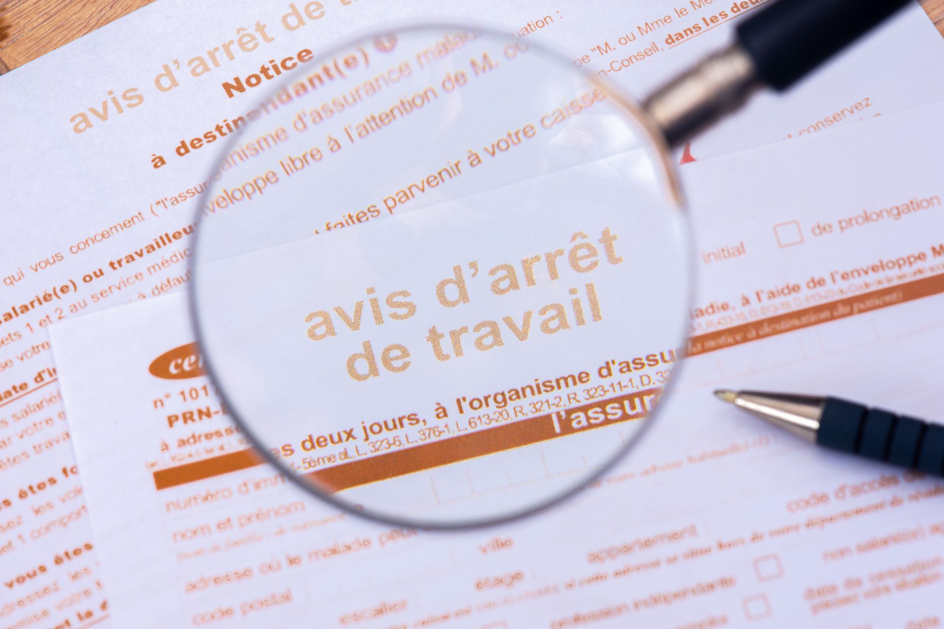 Cerfa document arrêt de travail