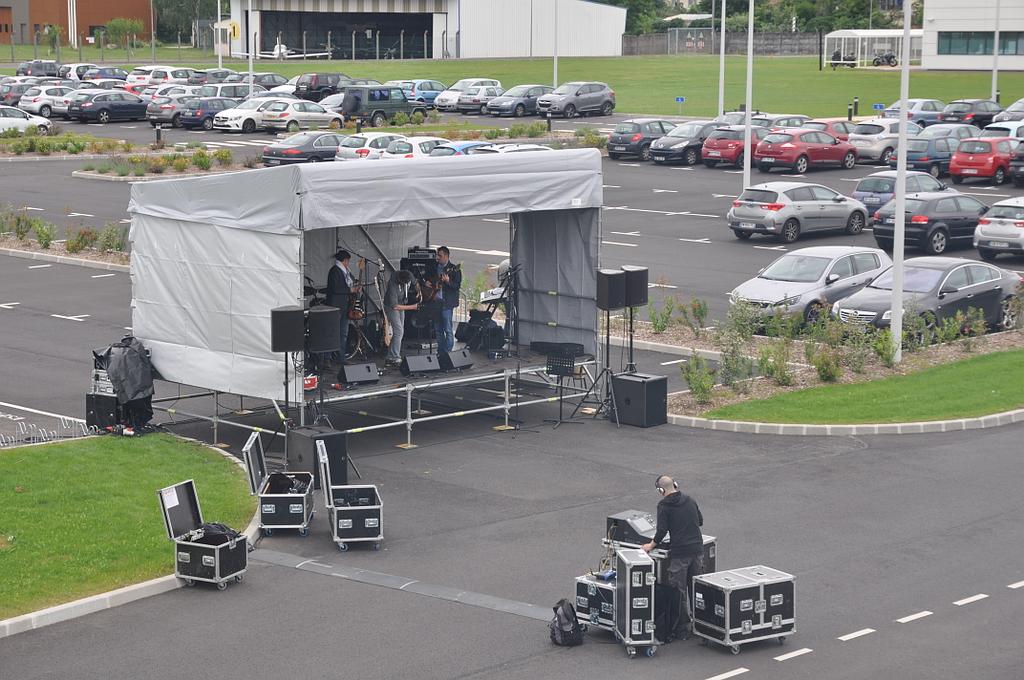 Sonorisation pour un concert