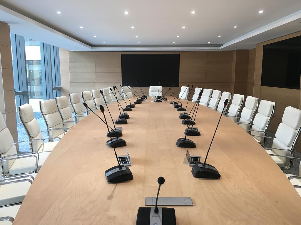 Installation d'une salle de réunion