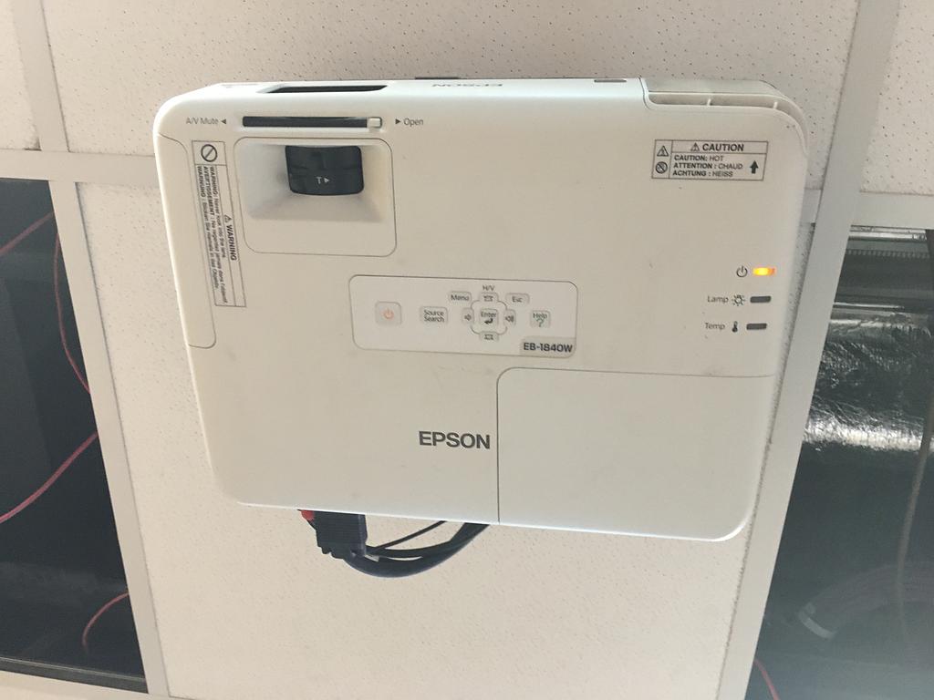 Installation de rétroprojecteur