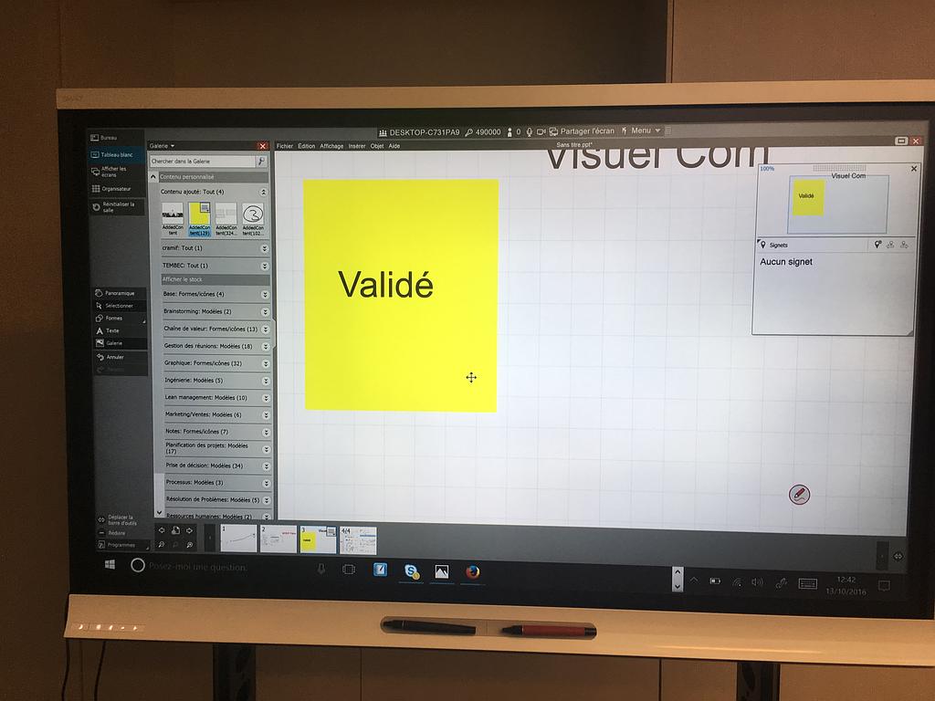 Installation grand écran