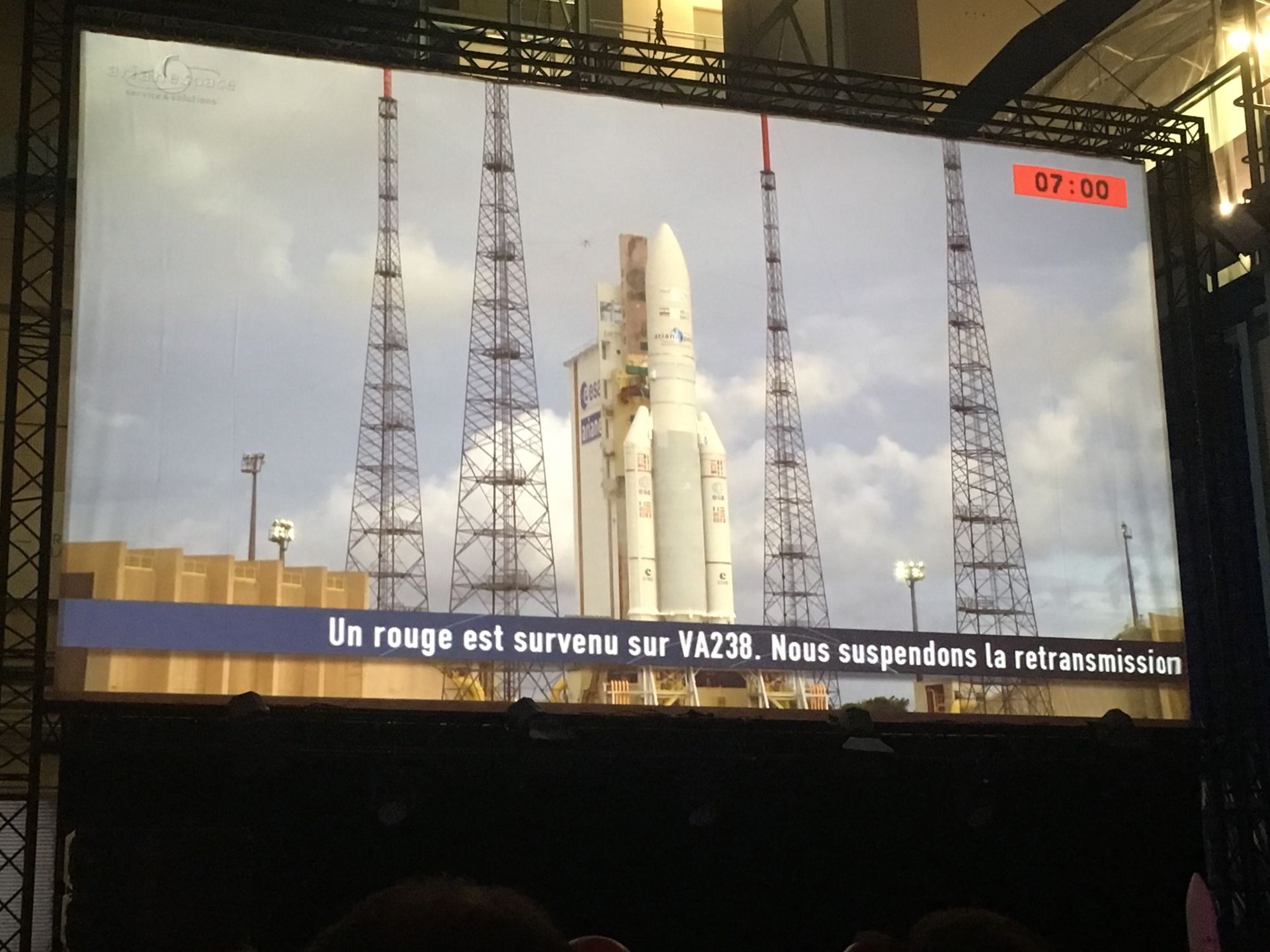 Installation grand écran pour l'aérospatial 