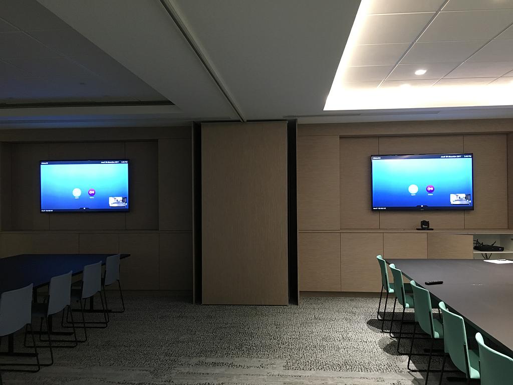 Installation écrans