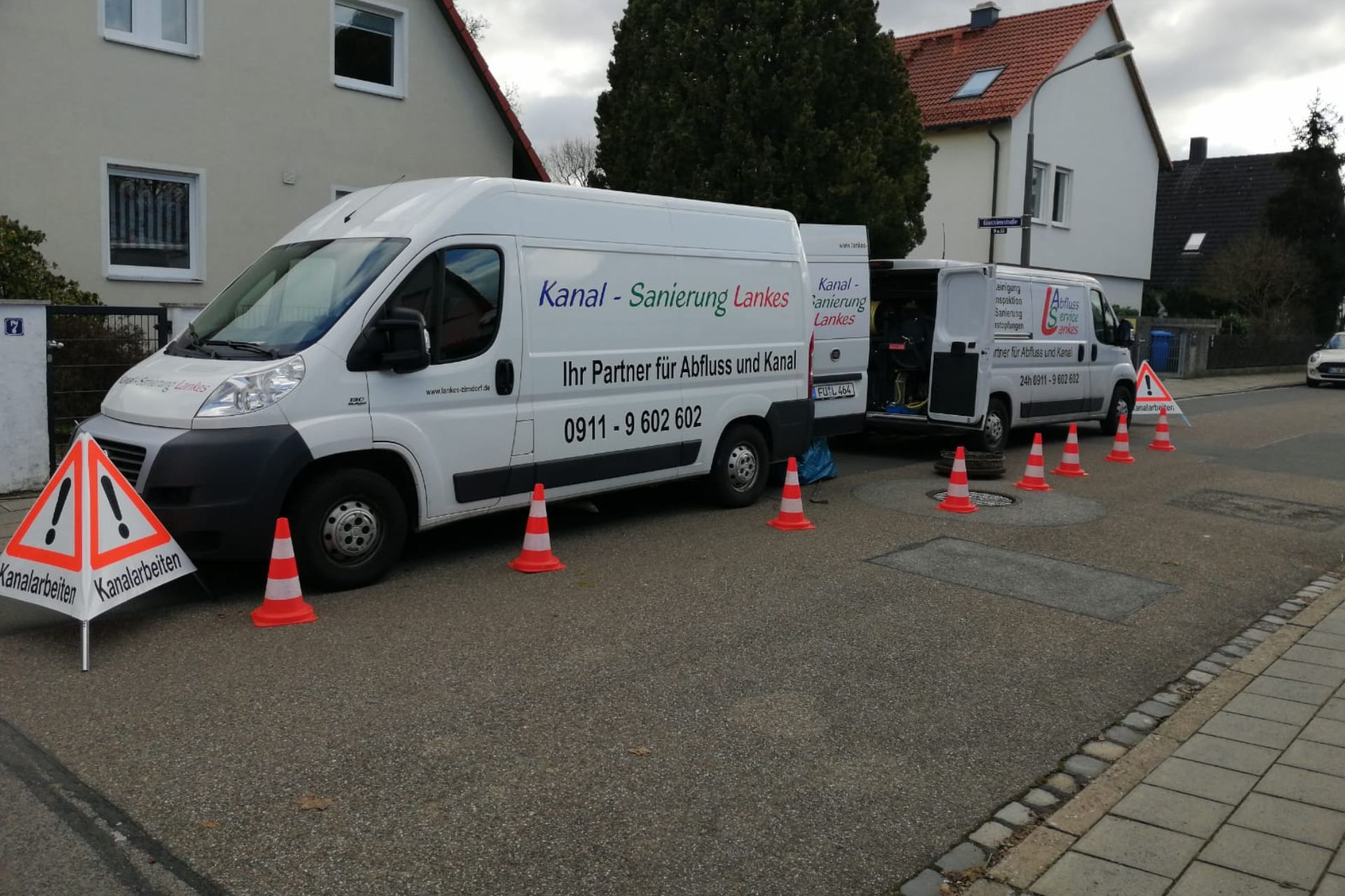 Fahrzeuge vom Abfluss-Service Lankes e. K.