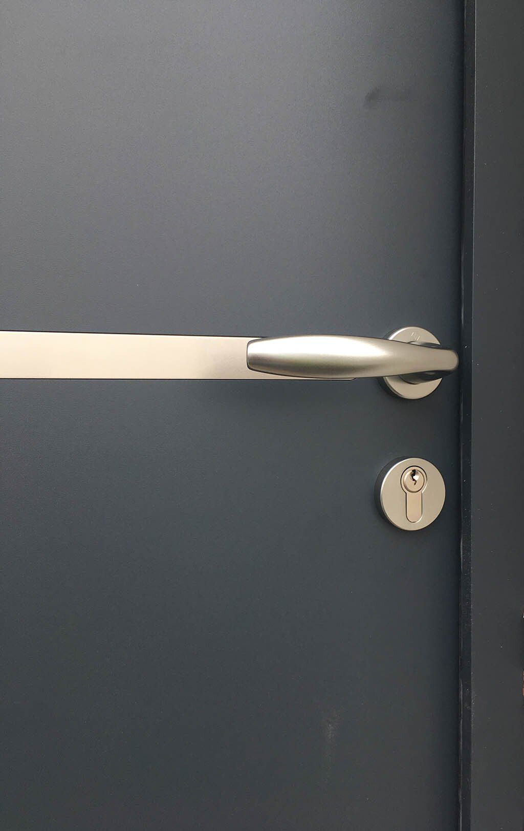 Serrure porte noire