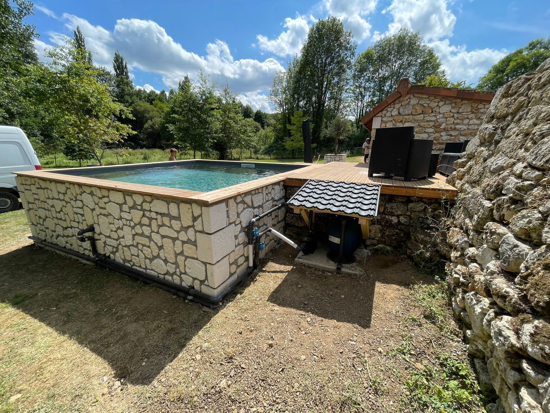 Une terrasse en bois