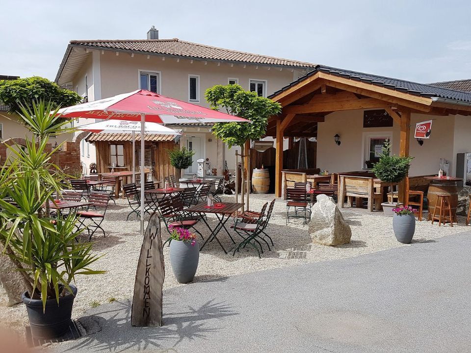 Biergarten vom Gasthof Pension Oswald