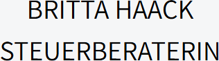 Logo für Britta Haack Steuerberaterin