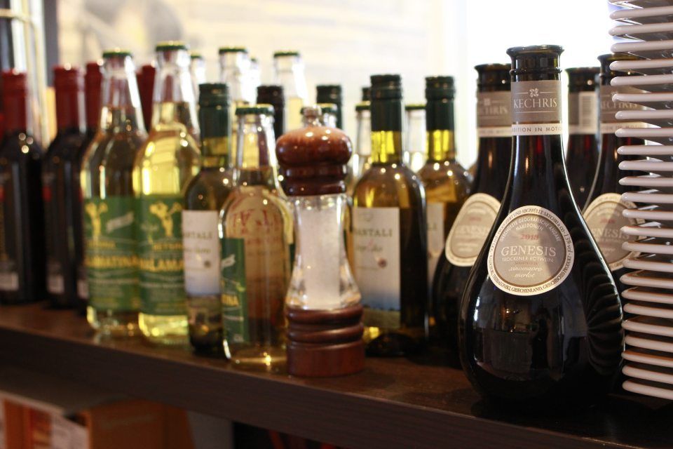 Auswahl an Spirituosen