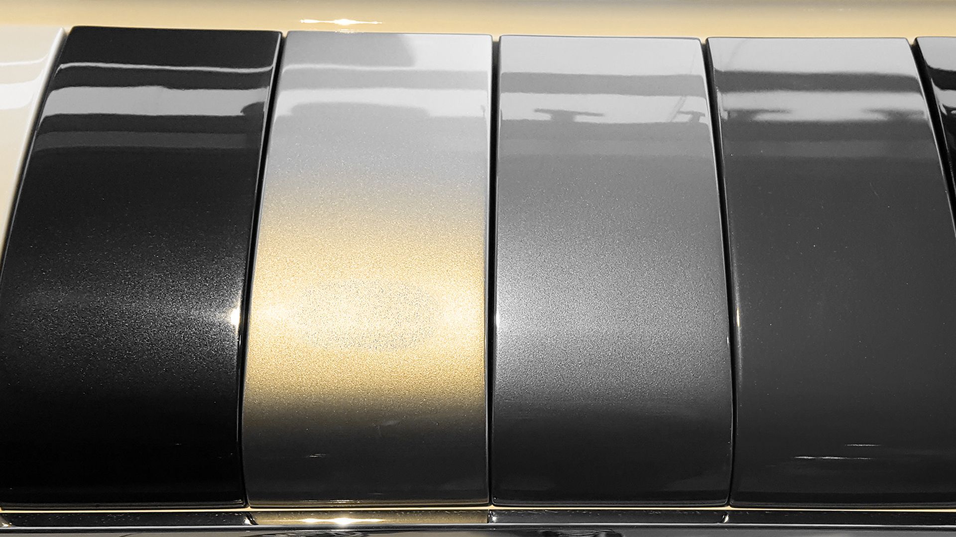 Différentes teintes pour application sur voiture