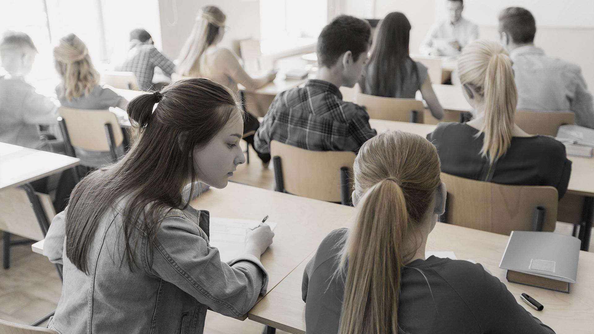 Classe de jeunes élèves