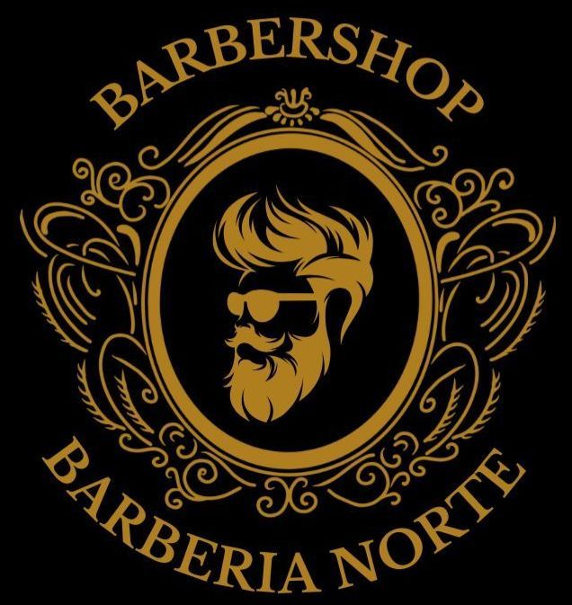 Logotipo de Barbería norte, barbershop en Fuenlabrada