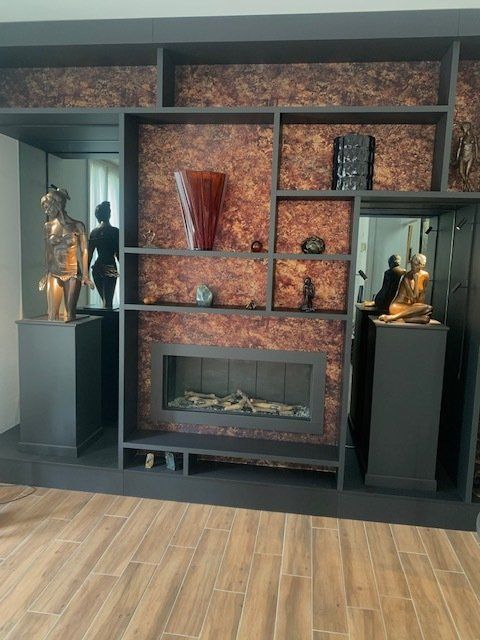 installation d'une cheminée à gaz