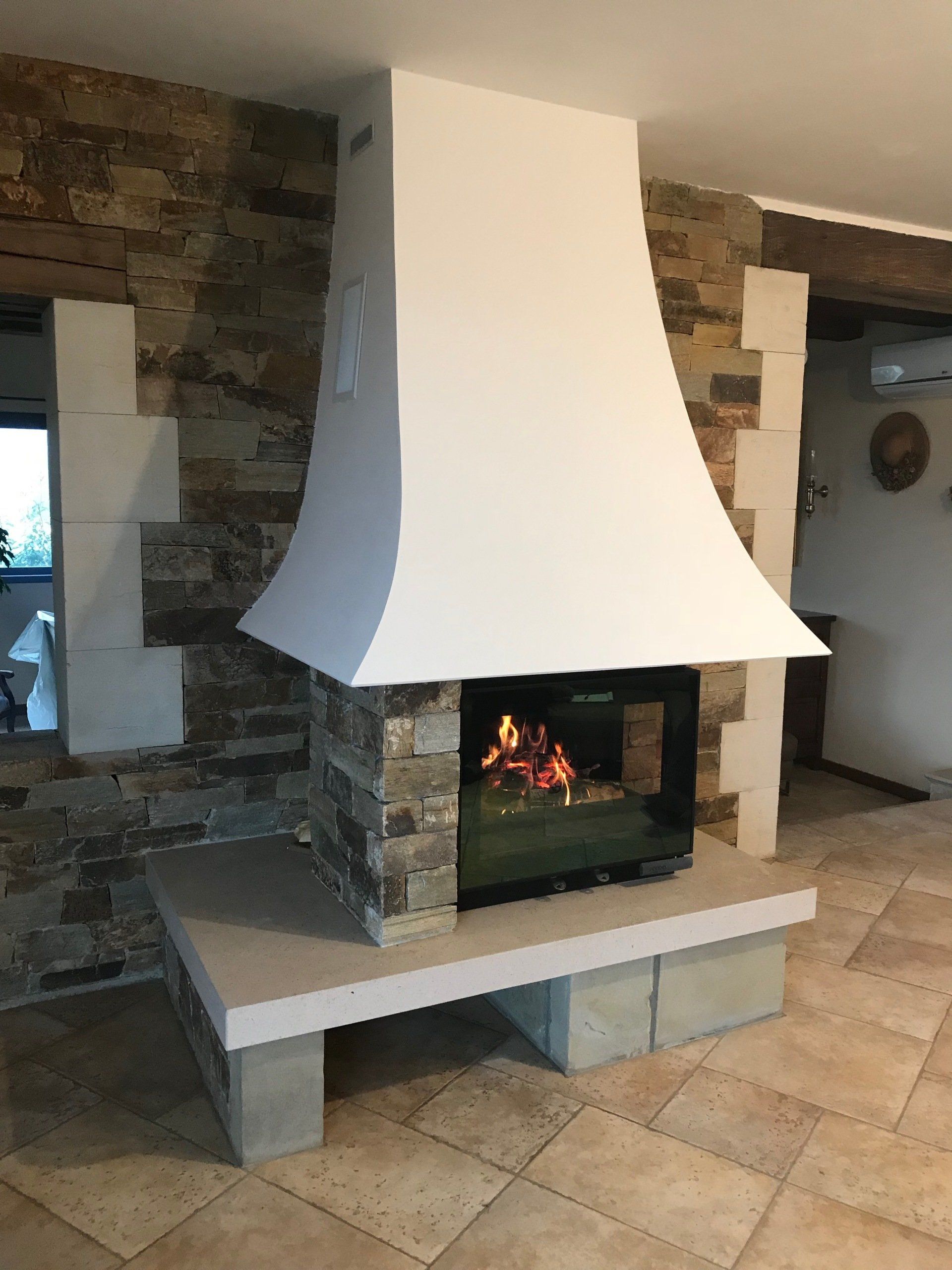 installation d'un insert dans une cheminée traditionnelle