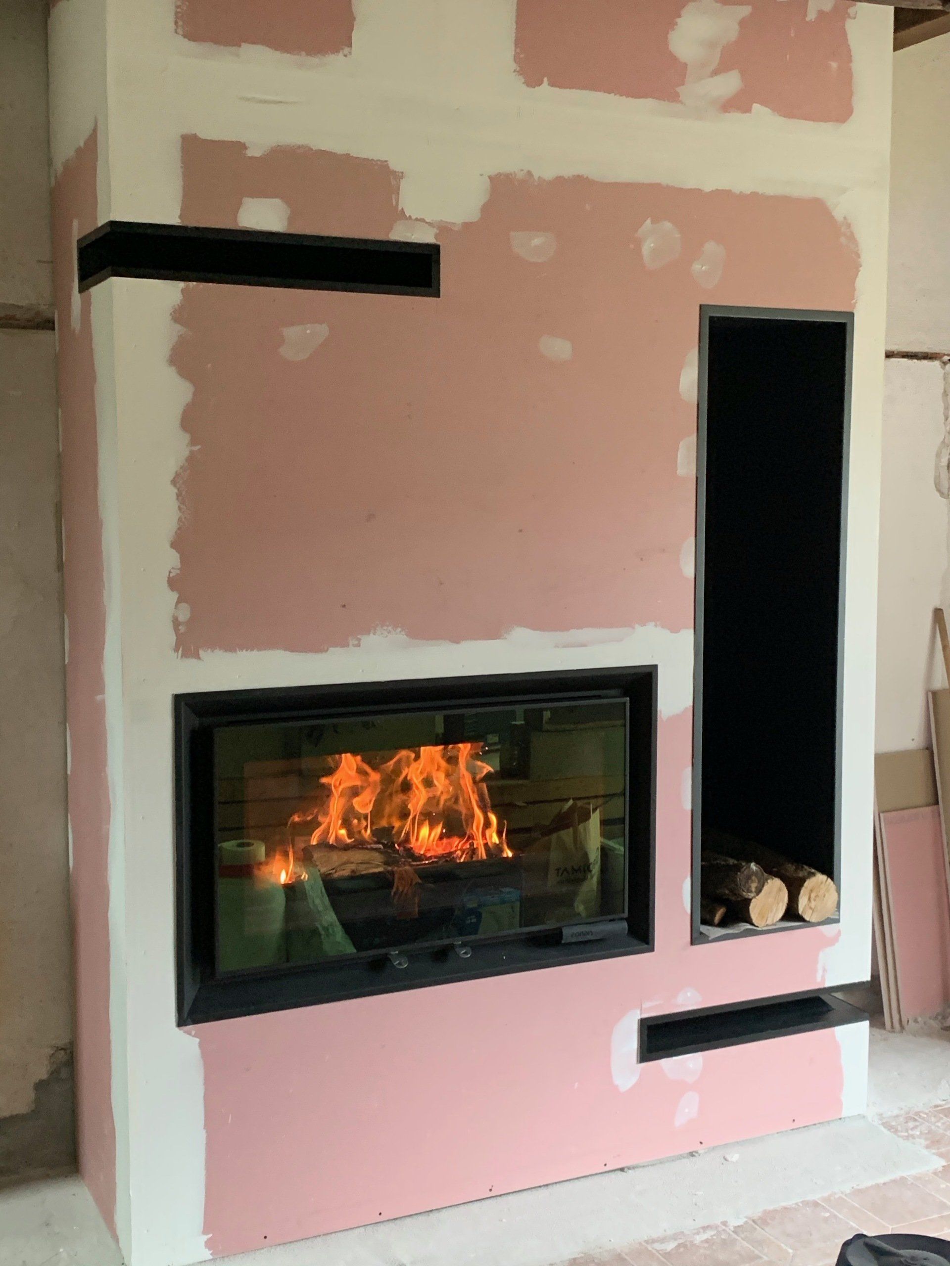 installation d'un insert moderne