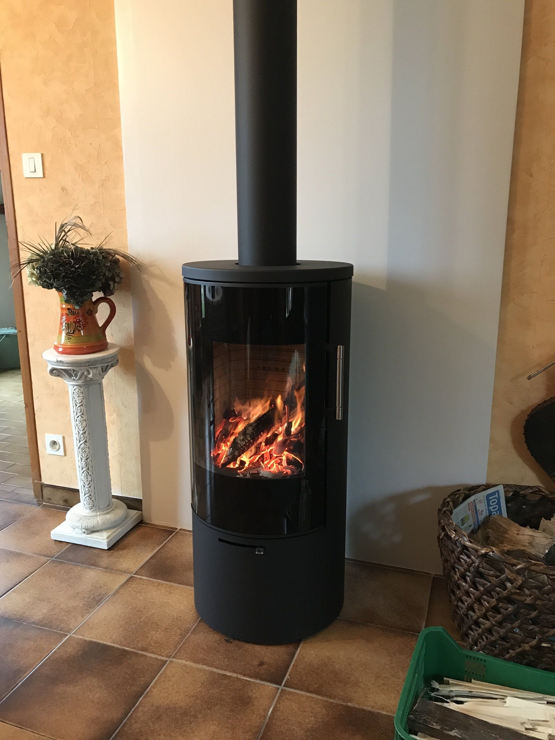 installation de poêle à bois