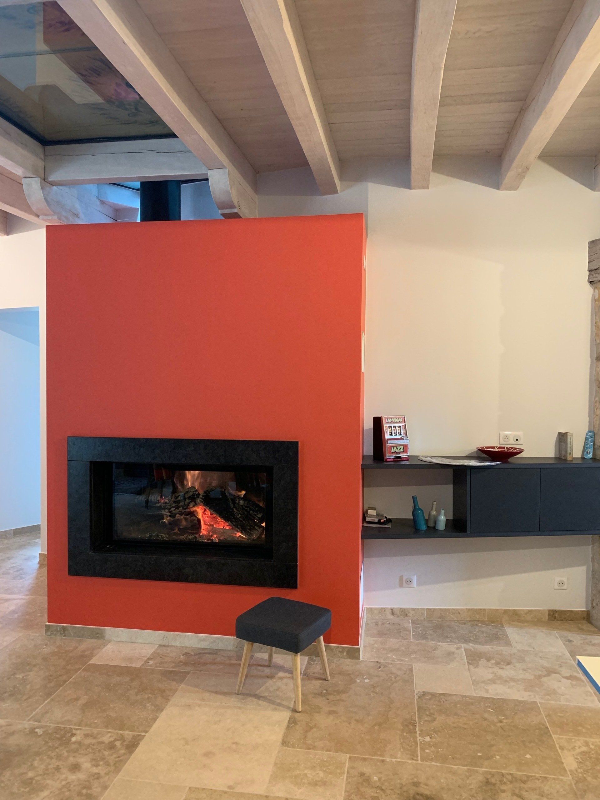 cheminée à foyer fermé