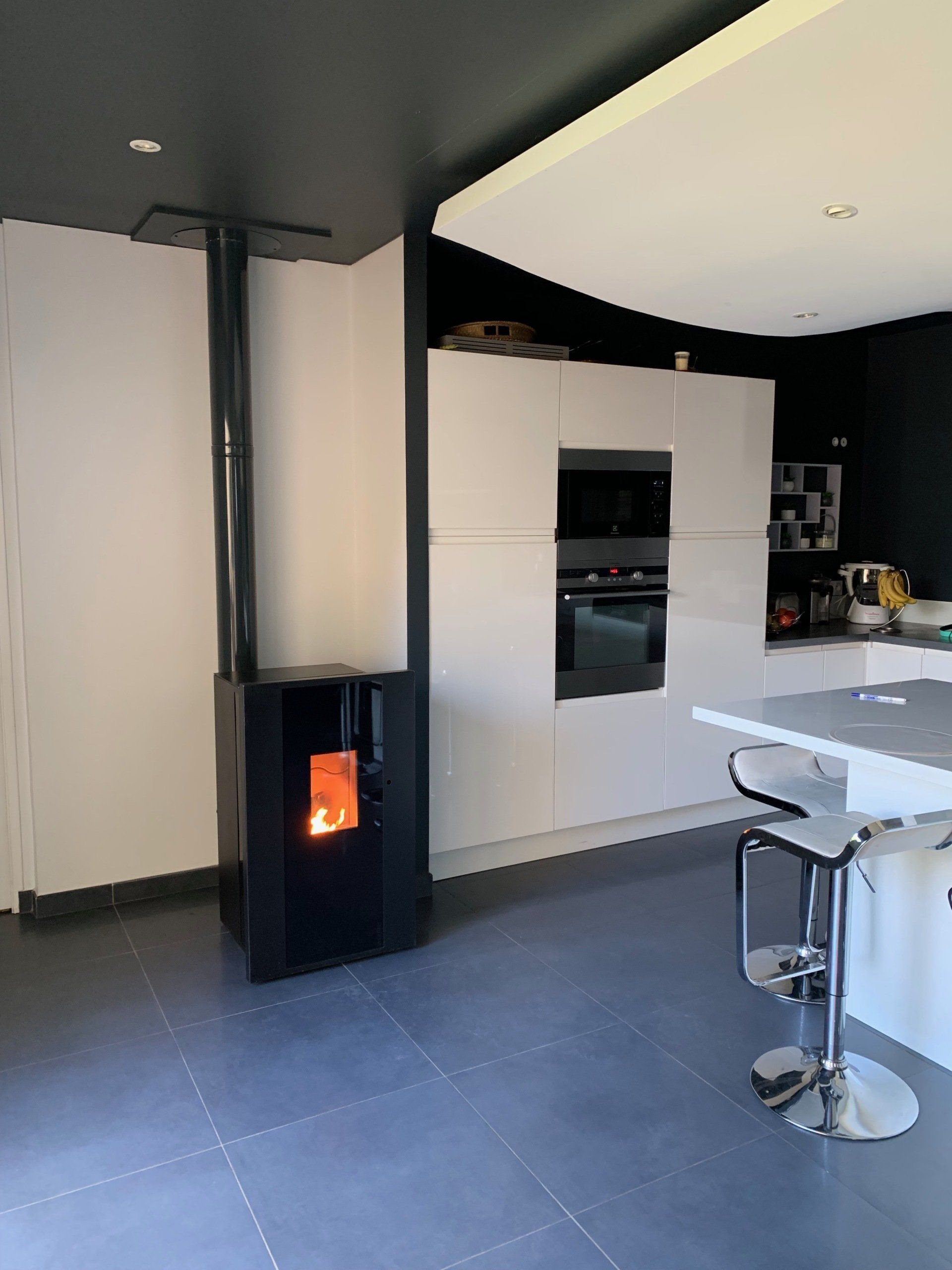 poêle à granulés de bois