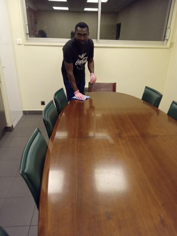 Nettoyage d’une table