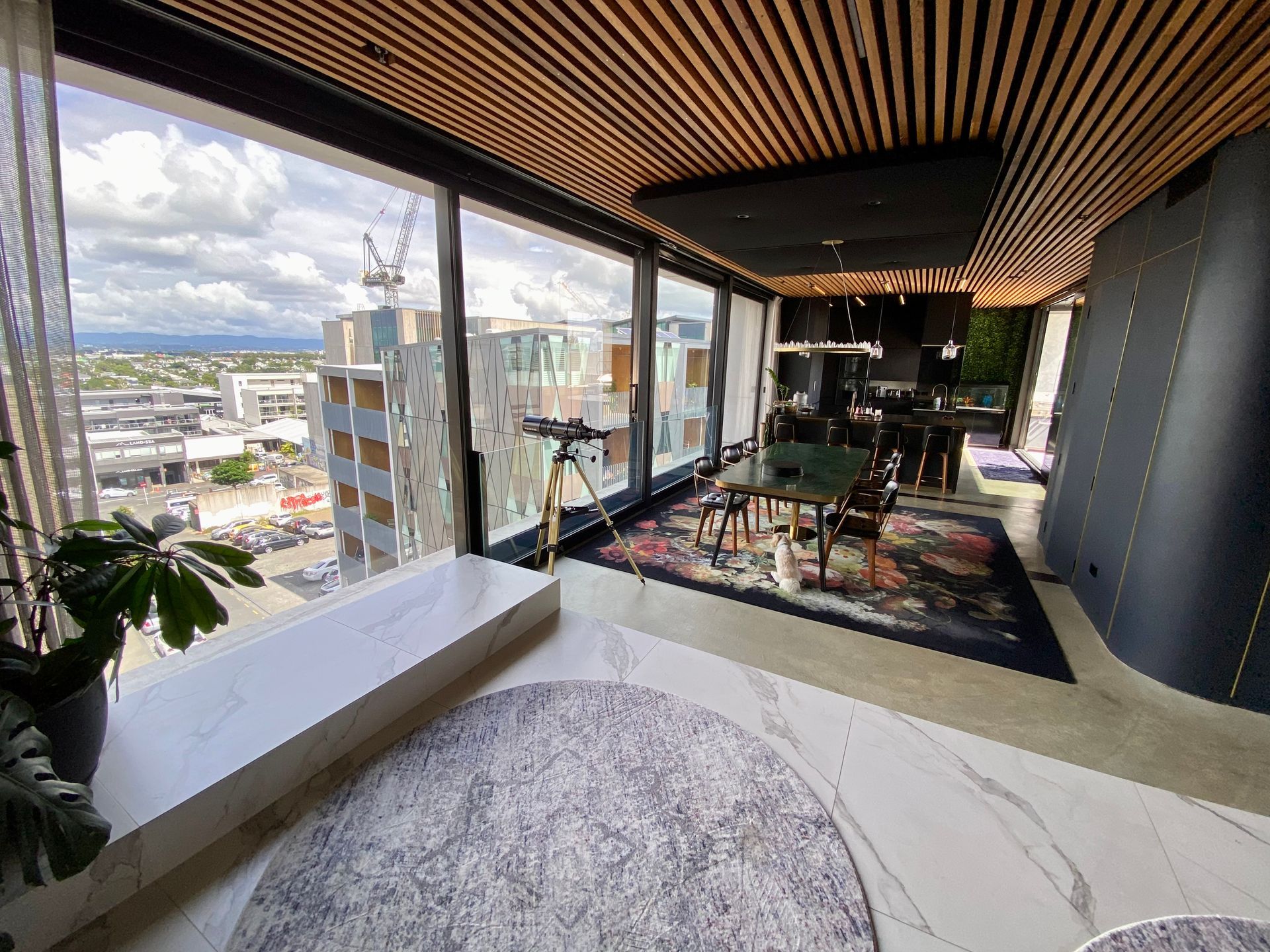 Penthouse view over to Waitakere's 