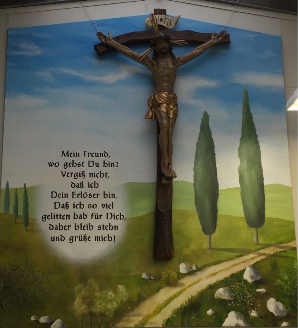 Wandmalerei für Kirchen Bernhard Grimm Böttingen