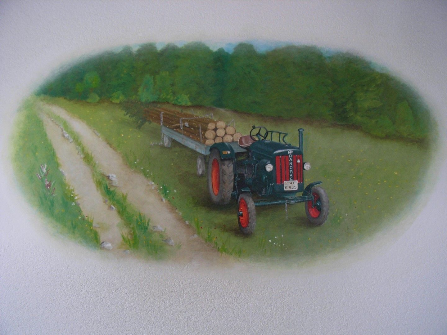 Wandmalerei für Kinder Malermeister Bernhard Grimm Böttingen