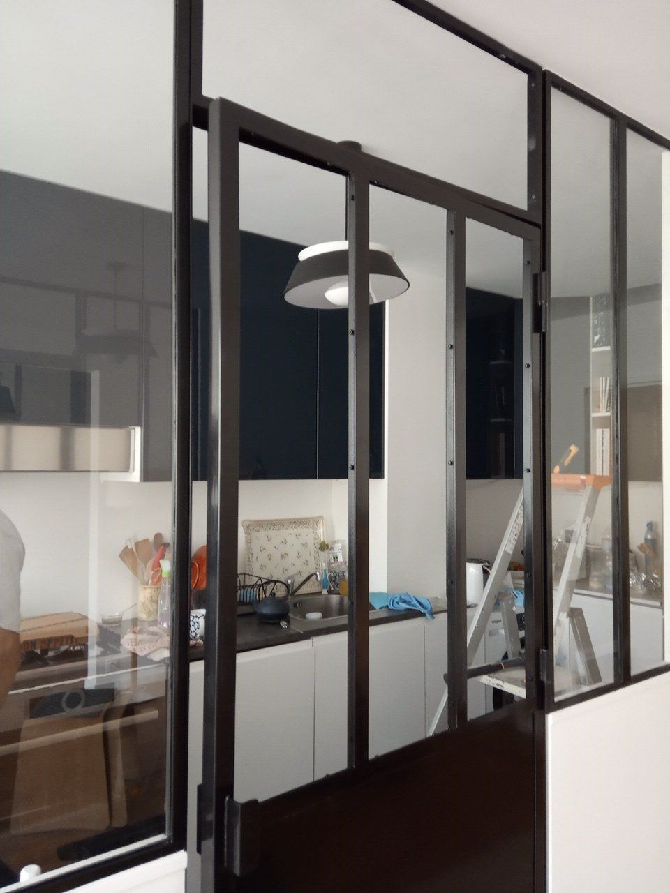 verrière d'intérieure cuisine