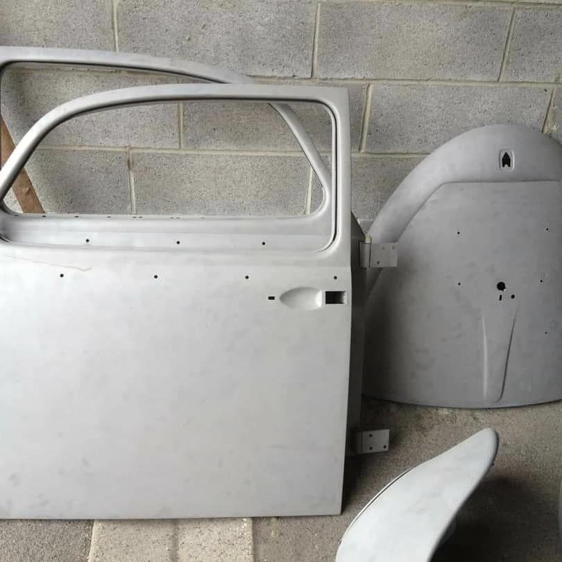 Pièces de carrosserie de voiture aérogommée