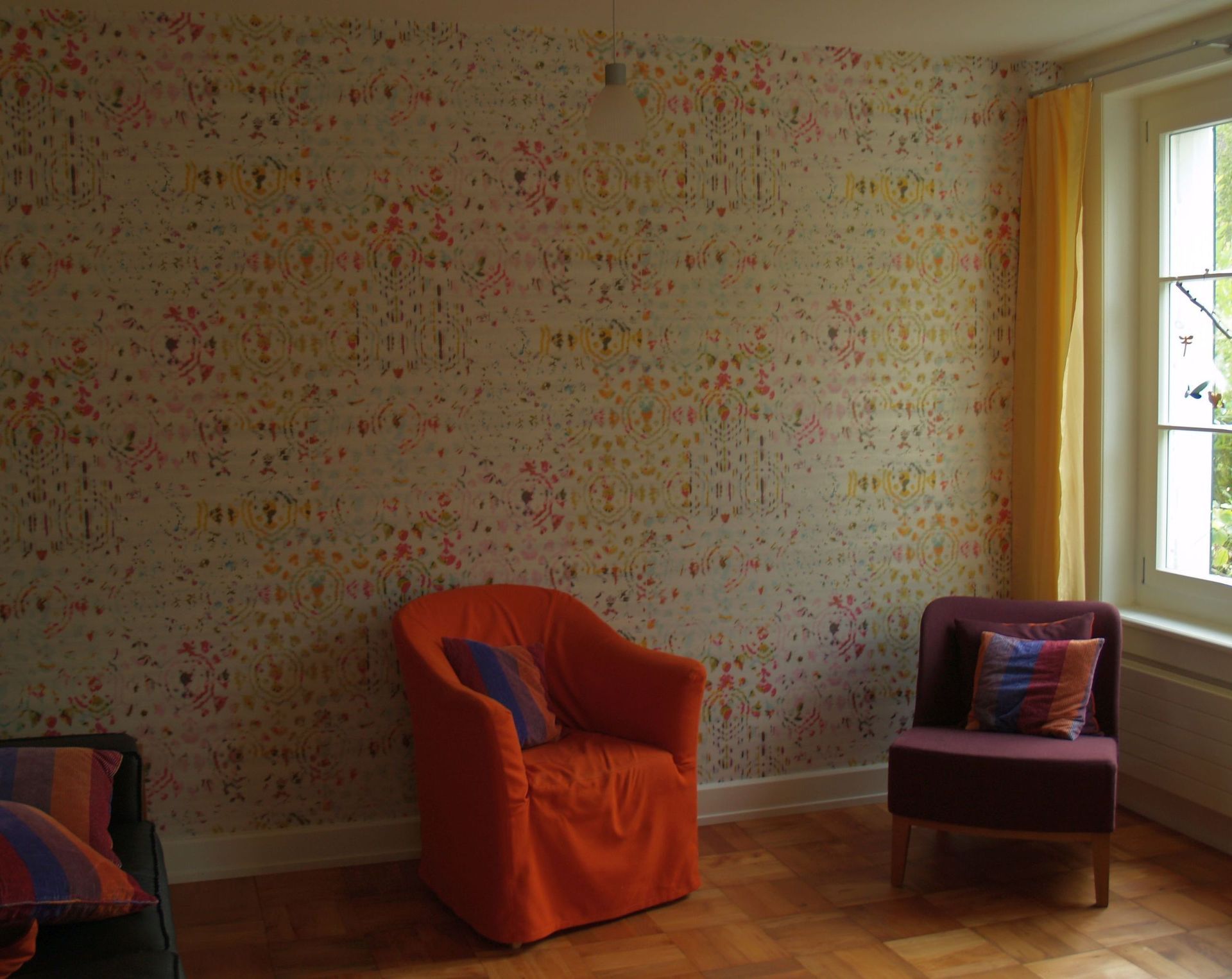 Tapete Wohnzimmer - Malergeschäft Buchmann in Luzern